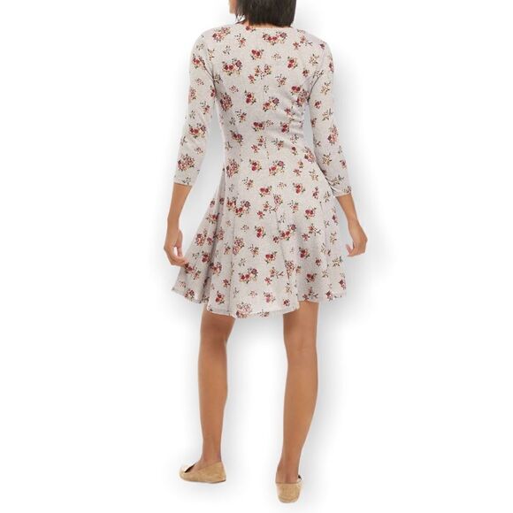 NWT BeBop Floral Hacci Skater Dress - Picture 3 of 4